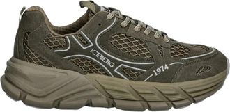 Iceberg ICB-One Sneakers - Heren - Sneakers - Groen - 43 EU - Su&egrave;de - Schoenen