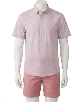 Faherty Essential Chino Short In Seapoint Red
