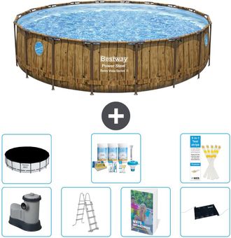 Bestway Piscina Bestway Power Steel Redonda - 549x122 Cm - 8-piezas S632