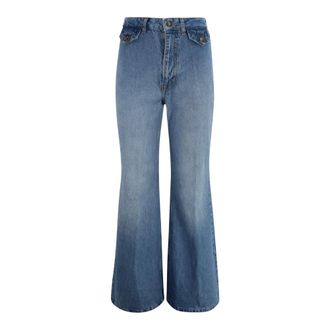 Rotate Rotate Birger Christensen, Dames, Jeans, Blauw, Maat: W25 Katoen