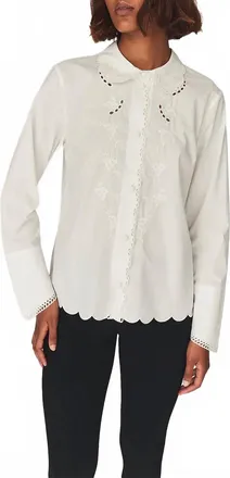 The Garment Womens Kirsten Collar Shirt In White