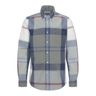 Barbour Casual Shirts, male, Multicolor, Size: 2XL Tailored Shirt in Pine Tartan