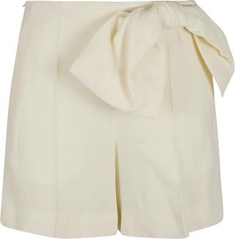 Chlo&eacute; Stijlvolle Shorts voor Vrouwen - Dames - Korte Broeken - Wit - W34 - Linnen - Korte Broeken