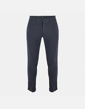 HUGO BOSS Mens Crigan3 D Solid Patterned Straight Trousers - Navy - Size: 30W r