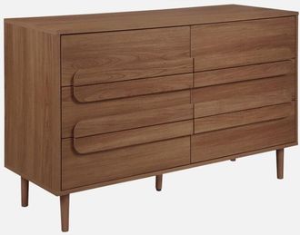 Sweeek Cassettiera vintage effetto legno 6 cassetti