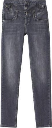 Liu Jo High-waisted Skinny Jeans Rampy - Dames - Skinny Jeans - Grijs - W28 - Katoen - Jeans