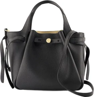 Tory Burch Womens Romy Shoulder Bag Black Cowhide