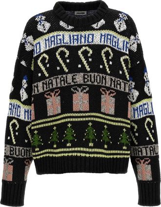 Magliano Black Intarsia Sweater