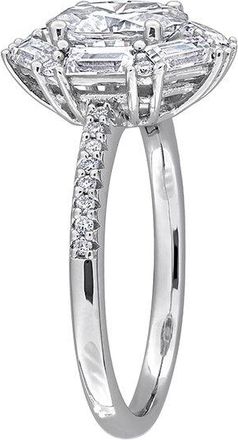 Rina Limor Silver 2.28 Ct. Tw. Created White Moissanite Multi-Shaped Ring