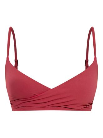 Bond-Eye Wikkel bikinitop - Rood