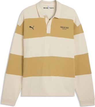 Puma Lifestyle Crew Oversize Cotton Blend Polo in Coffee Milk at Nordstrom, Size Xx-Large