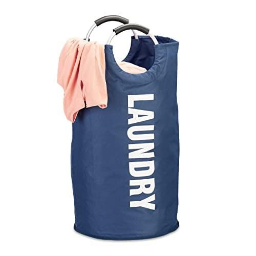Relaxdays Pop-Up Wäschekorb Mit Hunde-Motiv – Faltbar, 39 Liter, Aus Polyester, Für Kinderzimmer & Bad