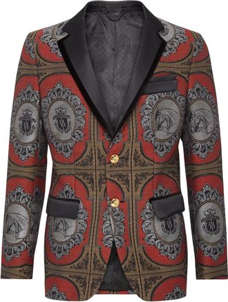 Billionaire Boys Club Blazer Horses - Heren - Blazers - Veelkleurig - XL - Katoen - Jassen