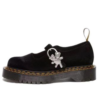Dr. Martens (WMNS) Dr. Martens Addina Bex x Heaven By Marc Jacobs Velvet Shoes Black 31705001
