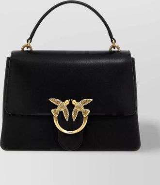 Pinko love one embellished detail handbag with detachable strap