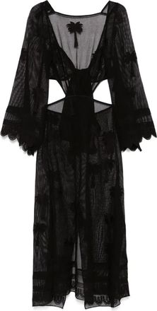 Johanna Ortiz Under the Sea midi dress - Black