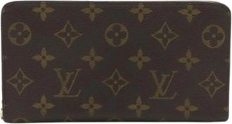 Louis Vuitton Pre-owned Monogram Lange Ritsportemonnee - Dames - Vintage Accessoires - Bruin - ONE Size - Vintage