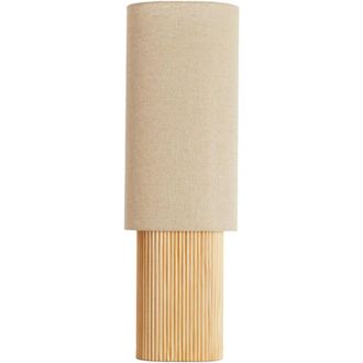 Light & Living Light & Living - L&aacute;mpara De Mesa - Laslo - Natural - Madera - E27