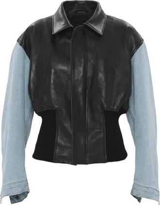 Haikure Outerwear Haikure - Dames - Leren en Su&egrave;de Jassen - Veelkleurig - XS - Leer - Jassen