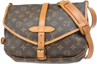 Louis Vuitton Pre-owned Cross Body Bags, female, Brown, Size: ONE SIZE Pre-owned Vintage Cross Body Bag