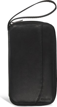 Champs Luggage Onyx / Leather Multi Passport Case
