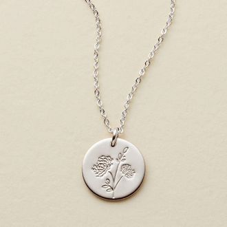 Made by Mary November Birth Flower Necklace