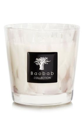 Baobab Max 08 Pearls White Candle in Orchid/Freesia/Musk at Nordstrom