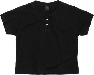 Leset T-shirt Henley - Nero
