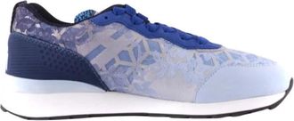 Hogan Blauwe Gekleurde Slip-On Sneakers - Dames - Sneakers - Blauw - 36 EU - Leer - Schoenen