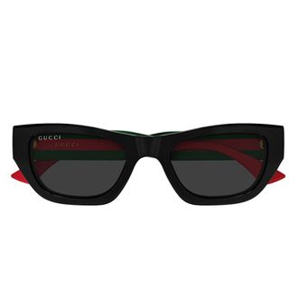 Gucci Sunglasses Gg2116 S 001 Black Green/Grey Women