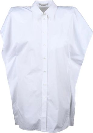 Stella McCartney Shirt Dress - Dames - Overhemden - Wit - L - Katoen - Overhemden