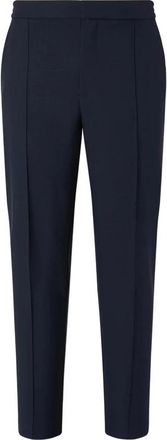 Ermenegildo Zegna Kostuumbroeken - Heren - Nette broeken - Blauw - XL - Wol - Broeken