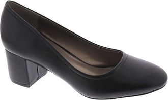 Array Masseys Womens Daphne Block Heel Dress Pump, Black, 6 UK Wide