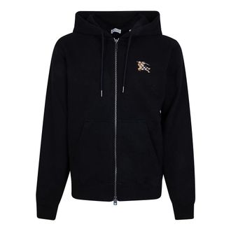 Burberry Zip-throughs, male, Black, Size: L Burberry Sweaters Black