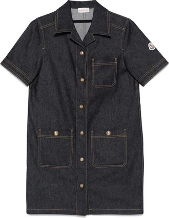 Moncler Abito corto denim - Blu