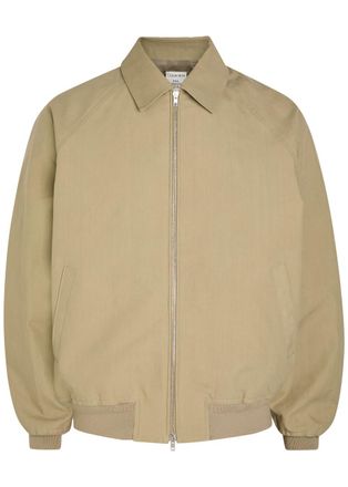 Calvin Klein Gathered-sleeve Cotton Jacket - Sand - 52 (IT52 / XL)