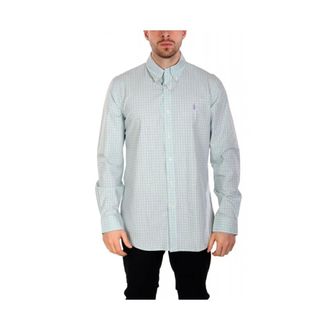 Ralph Lauren Heren, Overhemden, Groen, Maat: L Katoen