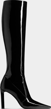 Saint Laurent Francoise Patent Leather Knee-High Boots