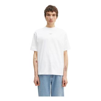 Dr&ocirc;le de Monsieur T-Hemden - Heren - Tops - Wit - Maat: XS