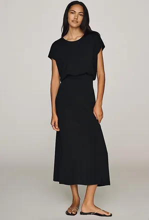 Z Supply Anika 100% Cotton Midi Dress