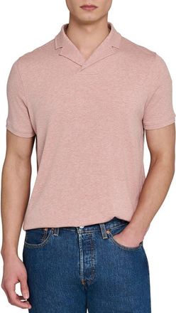 W.R.K Johnny Collar Performance Polo in Pink at Nordstrom, Size Xx-Large