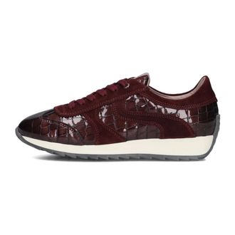 DL Sport 6745 Lage Sneaker - Dames - Schoenen - Rood - Maat: 40 EU Su&egrave;de