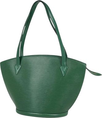 Louis Vuitton Borneo Green Epi Leather Shoulder Bag Tote Bag (Pre-Owned)