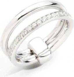 POMELLATO 18kt Witgouden Diamanten Ring - Dames - Ringen - Grijs - 55 MM - Accessoires