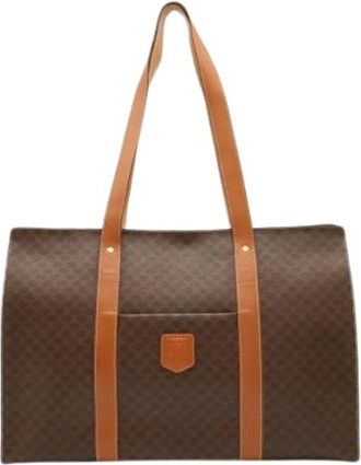 Celine Pre-owned Vintage Tote Bag - Dames - Vintage Shopper - Bruin - ONE Size - Leer - Vintage