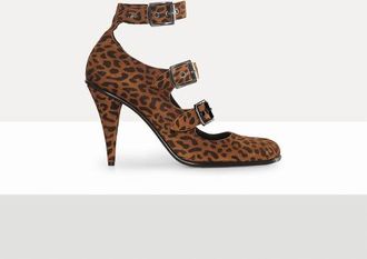 Vivienne Westwood Savage Heel Printed Suede Leopard 3-36 Women