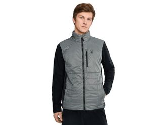 Spyder Glissade Hybrid Vest Mens Coat Storm : 2XL, Polyester