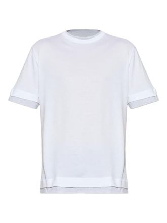Eleventy layered-effect T-shirt - Wit