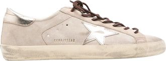 Golden Goose Low-Top Sneakers with Suede Upper and Laminated Star Detail