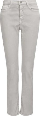 Max Mara Lange broek voor vrouwen - Dames - Slim Fit Jeans - Grijs - 2XL - Jeans